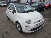 Used Fiat 500 Lounge 69 HP (50 kW) 2016 White Hatchback