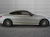 Used Mercedes C300 AMG line 258 HP (189 kW) 2023 Hightech silver Coupe