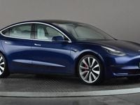 Used Tesla Model 3 Performance 335 kW (456 HP) 2019 Blue Sedan