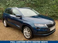 Used Skoda Karoq SE L 109 HP (80 kW) 2021 Blue SUV