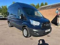 Used Ford Transit 170 HP (125 kW) 2019 Blue Van