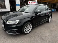 Used Audi A1 S-Line 123 HP (90 kW) 2015 Black Hatchback