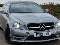 Used Mercedes C220 AMG 170 HP (125 kW) 2012 Silver Coupe