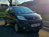 Second-hand Peugeot 107 Active 68 CP (50 kW) 2012 Negru Hatchback