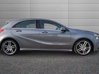 Used Mercedes A160 AMG line 102 HP (75 kW) 2018 Mountain grey Hatchback