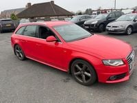 Used Audi A4 S-Line 143 HP (105 kW) 2009 Red Estate