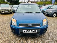 Used Ford Fusion Zetec 2010 Blue Hatchback