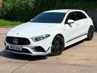 Used Mercedes A35 AMG Premium 302 HP (222 kW) 2019 White Hatchback