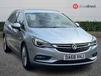 Used Vauxhall Astra Elite 150 HP (110 kW) 2019 Silver Estate
