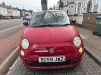 Used Fiat 500 Pop 69 HP (50 kW) 2009 Red Cabriolet