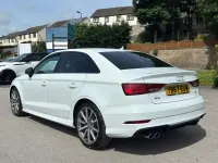 Used Audi A3 Black Edition 150 HP (110 kW) 2017 White Sedan