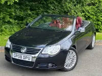 Used VW Eos Sportline 140 HP (102 kW) 2008 Black Cabriolet