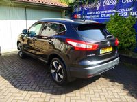 Used Nissan Qashqai N-TEC 115 HP (84 kW) 2016 Black SUV