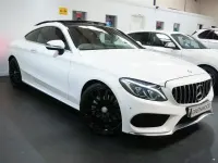 Used Mercedes C250 AMG line 204 HP (150 kW) 2016 White Coupe