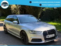 Used Audi A6 Black Edition 190 HP (139 kW) 2015 Silver Estate