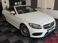Used Mercedes C220 AMG Line Premium Plus 170 HP (125 kW) 2017 White Cabriolet