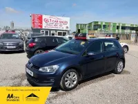 Used VW Golf VII SE 122 HP (89 kW) 2013 Blue Hatchback