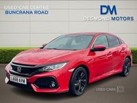 Begagnad Honda Civic SR 126 HK (92 kW) 2018 Röd Halvkombi