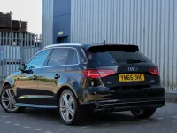 Used Audi A3 Sportback S-Line 2016 Black Hatchback