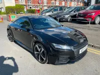 Used Audi TT Black Edition 184 HP (135 kW) 2017 Black Coupe