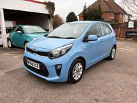 Used Kia Picanto 66 HP (48 kW) 2018 Blue Hatchback