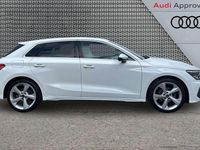 Used Audi A3 S-Line 147 HP (108 kW) 2023 White Sedan