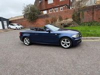 Used BMW 118 Cabriolet Sport Line 143 HP (105 kW) 2010 Blue Cabriolet