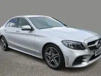 Used Mercedes C300 AMG Line Premium 245 HP (180 kW) 2019 Silver Sedan
