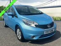 Used Nissan Note Acenta 80 HP (58 kW) 2017 Blue Hatchback