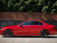 Used Mercedes E220 AMG Line Premium 2021 Red Sedan