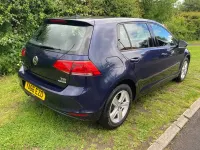 Used VW Golf VII Edition 125 HP (91 kW) 2016 Blue Hatchback