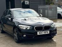 Used BMW 118 Sport Line 150 HP (110 kW) 2017 Black Hatchback