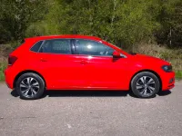 Used VW Polo SE 95 HP (69 kW) 2018 Red Hatchback
