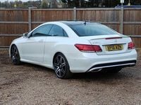 Used Mercedes E350 AMG line 258 HP (189 kW) 2016 White Coupe
