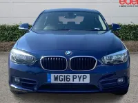 Used BMW 118 Sport Line 136 HP (100 kW) 2015 Blue Hatchback