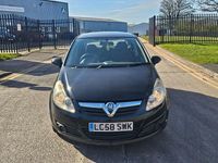 Used Vauxhall Corsa 2009 Black Hatchback