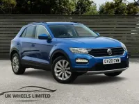 Used VW T-Roc SE 150 HP (110 kW) 2020 Blue SUV