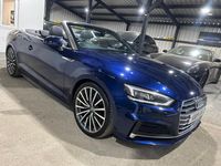 Used Audi A5 Cabriolet S-Line 190 HP (139 kW) 2019 Blue Cabriolet
