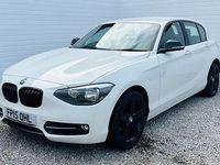 Used BMW 116 Sport Line 116 HP (85 kW) 2015 White Hatchback