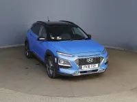 Used Hyundai Kona Premium 177 HP (130 kW) 2018 Metallic blue lagoon (2tr) SUV