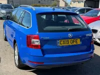 Used Skoda Octavia SE Technology 116 HP (85 kW) 2019 Blue Estate