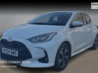 Used Toyota Yaris Hybrid Design 2024 White Hatchback