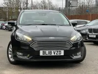 Used Ford Focus Titanium 125 HP (91 kW) 2018 Black Hatchback