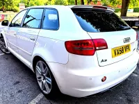 Used Audi A3 Sportback S-Line 2009 White Hatchback