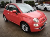 Usado Fiat 500C Lounge 69 CV (50 kW) 2017 Rosa Descapotable