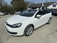 Used VW Golf Cabriolet SE 105 HP (77 kW) 2012 White Cabriolet