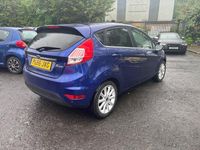 Used Ford Fiesta Titanium 2017 Blue Hatchback