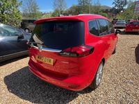 Used Vauxhall Zafira SRi 140 HP (102 kW) 2017 Red MPV