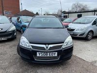 Used Vauxhall Astra 138 HP (101 kW) 2008 Black Estate