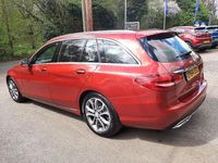 Używany Mercedes C220 2014 Czerwony Kombi